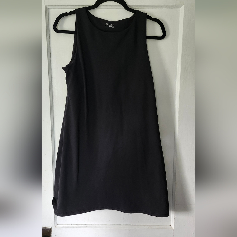 Offline By Aerie Athletic Dress Tank Black Large